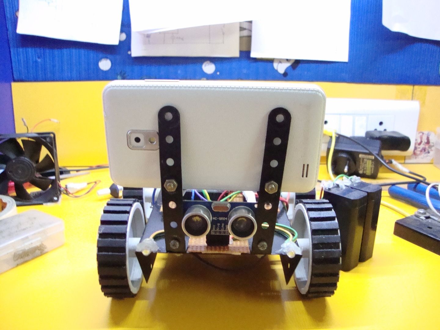 laptop controlled robot