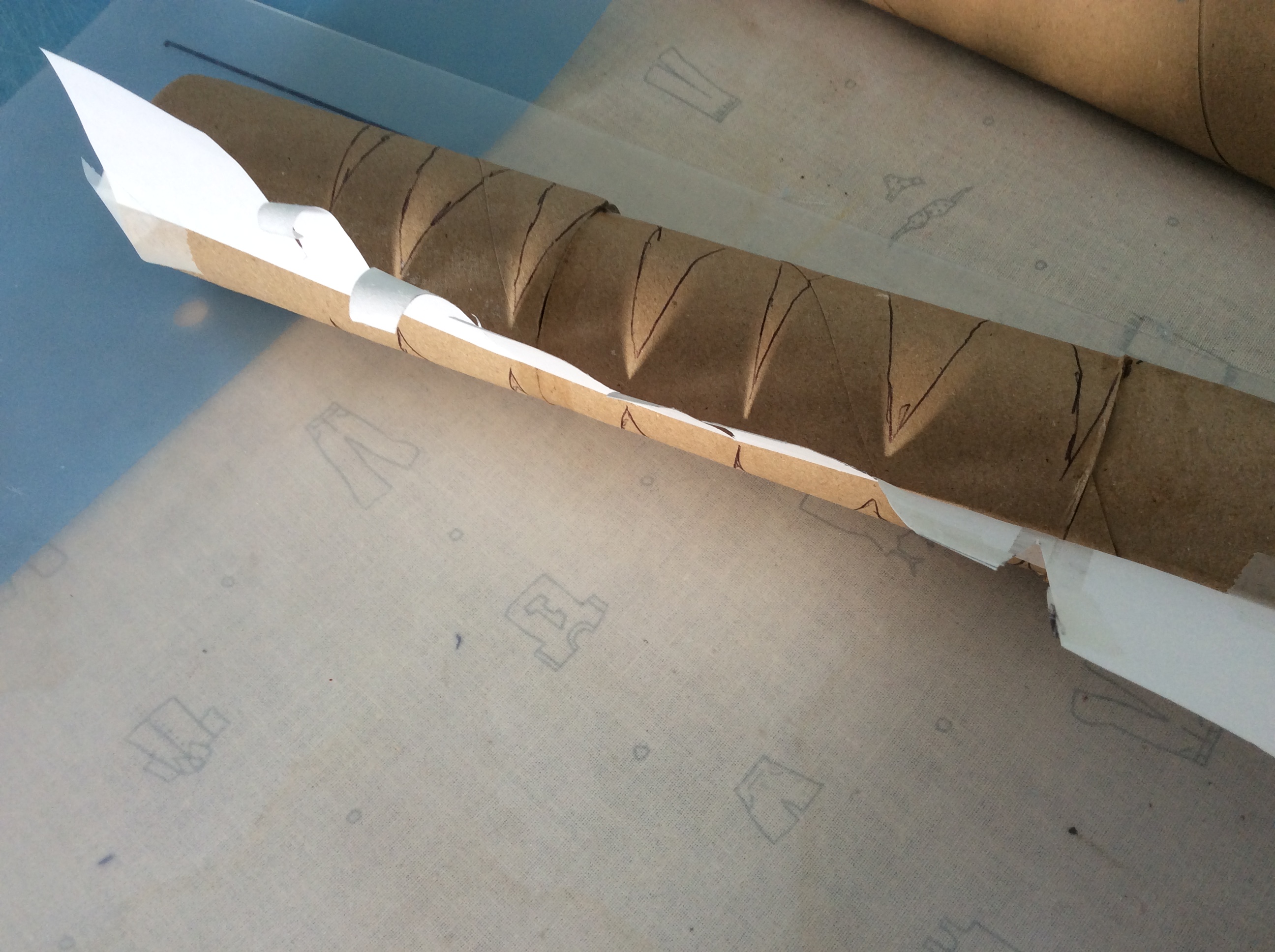 Large Cardboard Candy Canes 9 Steps Instructables