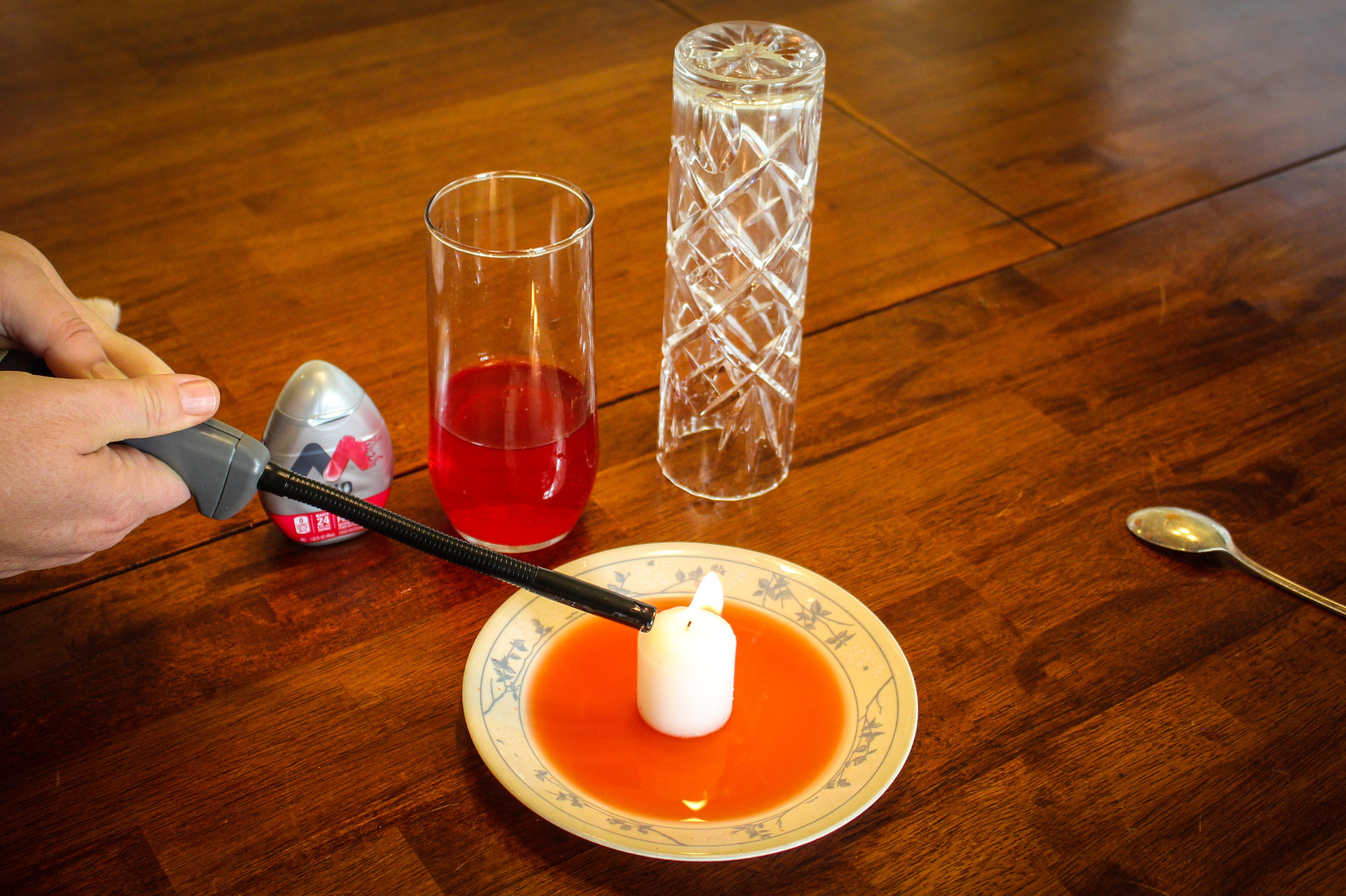 Burning Candle, Rising Water Experiment 7 Steps (with Pictures