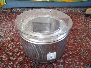 picture Old Washing Machine Drum Ideas old washing machine drum coffe table