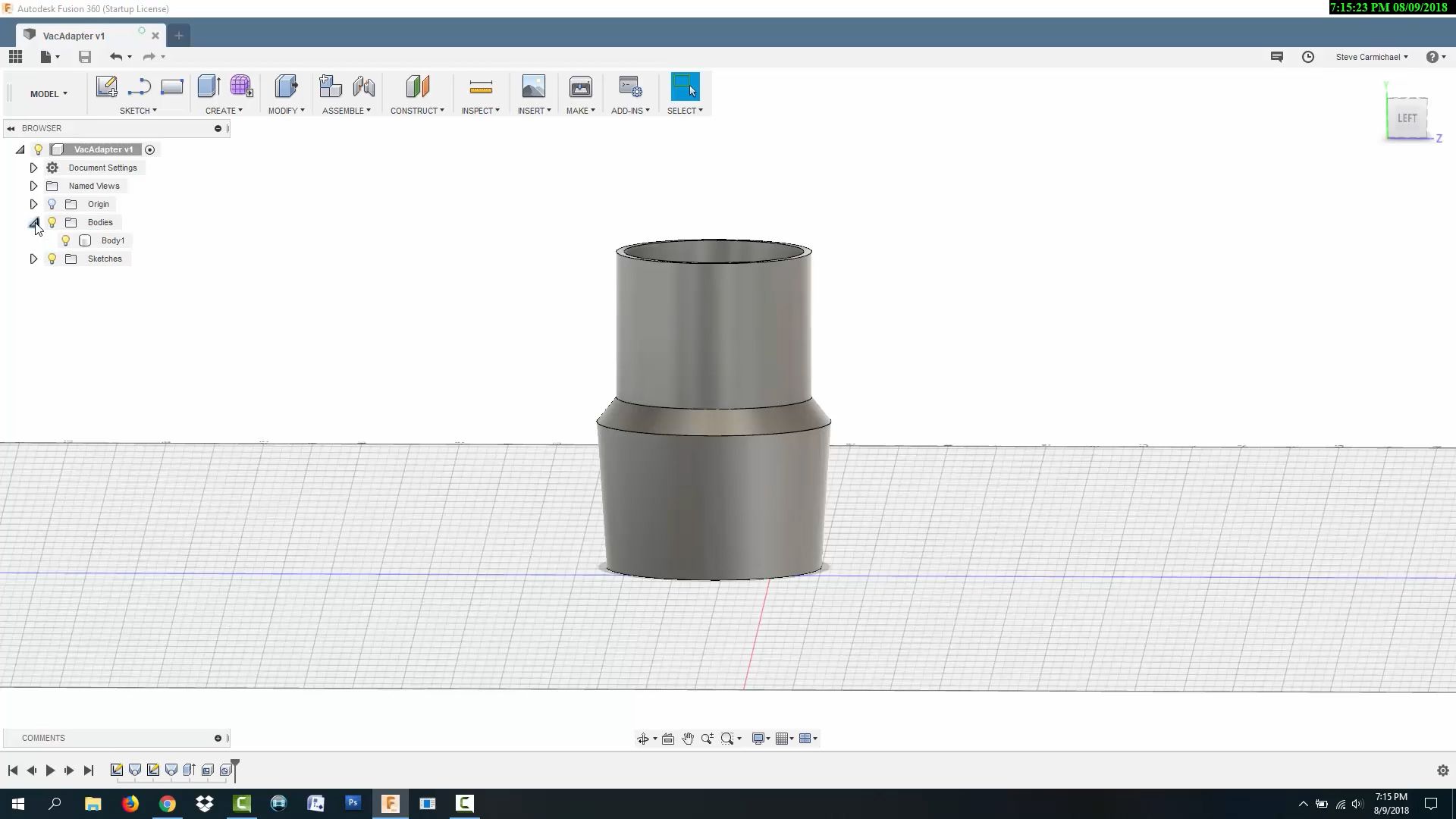 3D Print a Shop Vac Hose Adapter 3 Steps Instructables