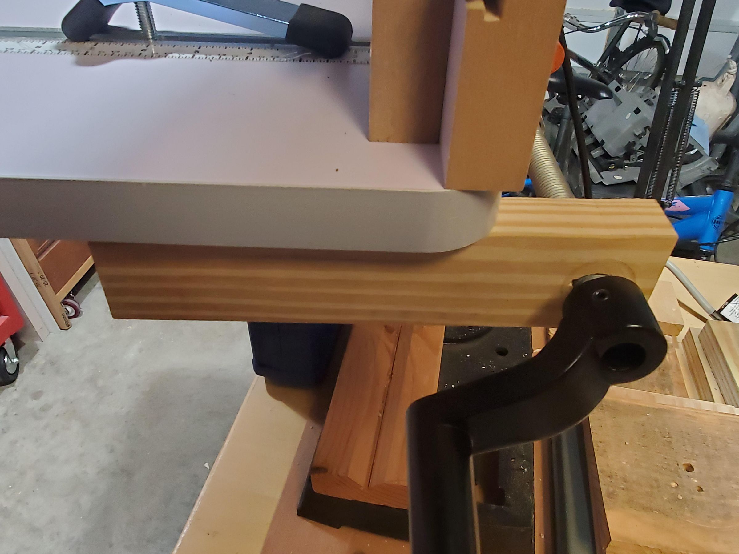 WEN Drill Press Table Adjustment Handle Extension 6 Steps (with