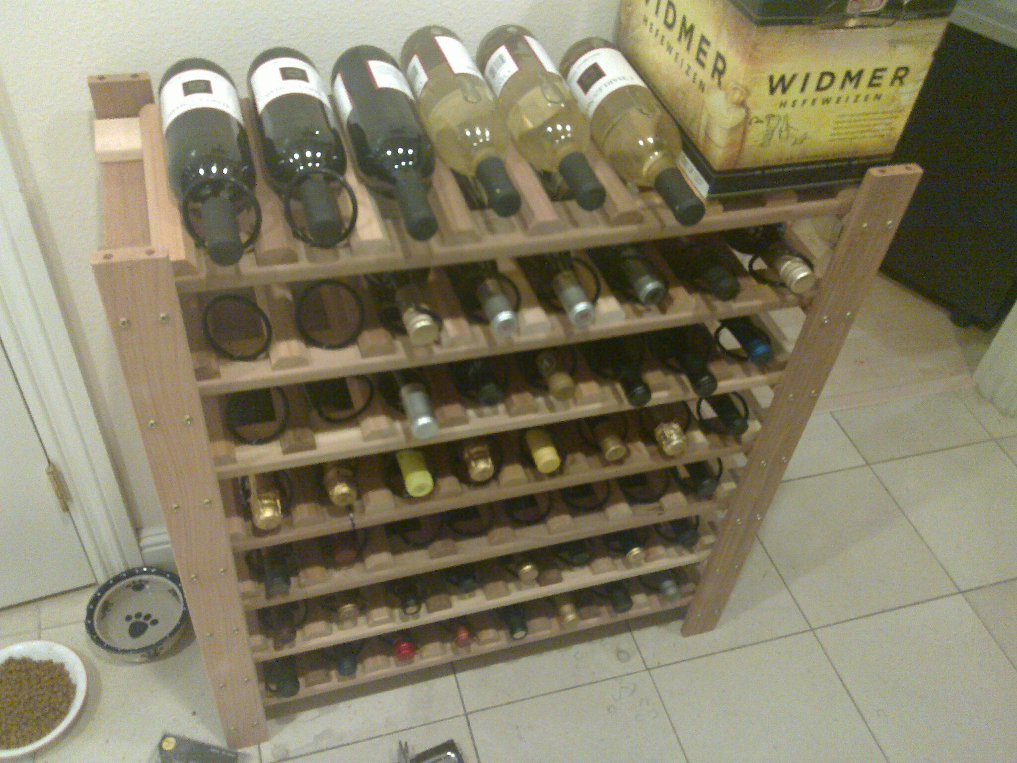 Earthquakeproof Wine Rack 4 Steps Instructables