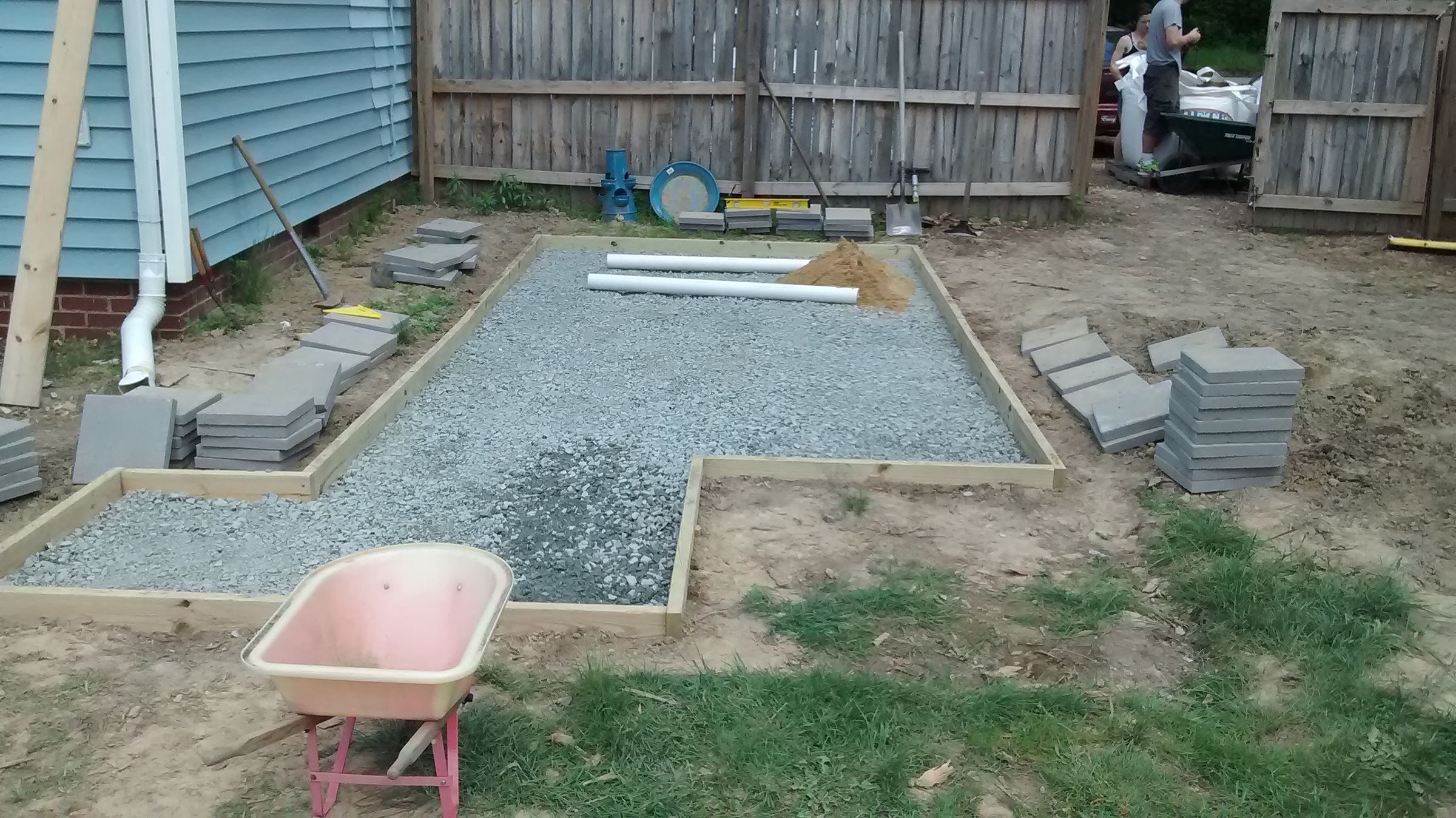 Building a Simple Patio Using Paving Stones 9 Steps (with Pictures