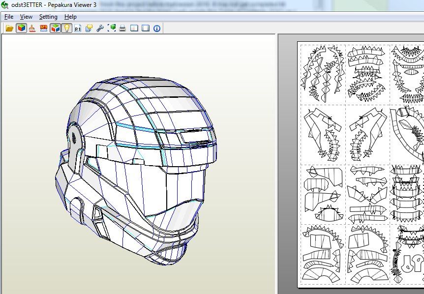 Halo Odst Armor Build Table Of Contents Toc 7 Steps Instructables