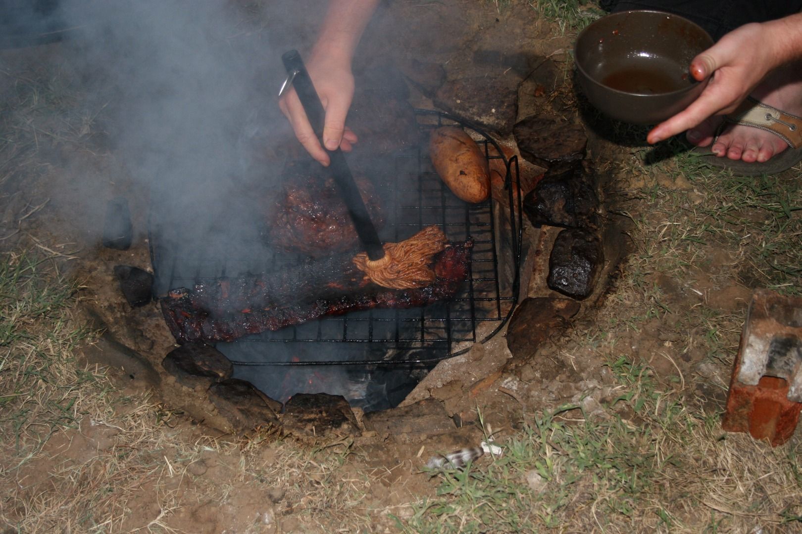 Cooking Ribs Over A Fire Pit : Easy Oven Baked Baby Back ...