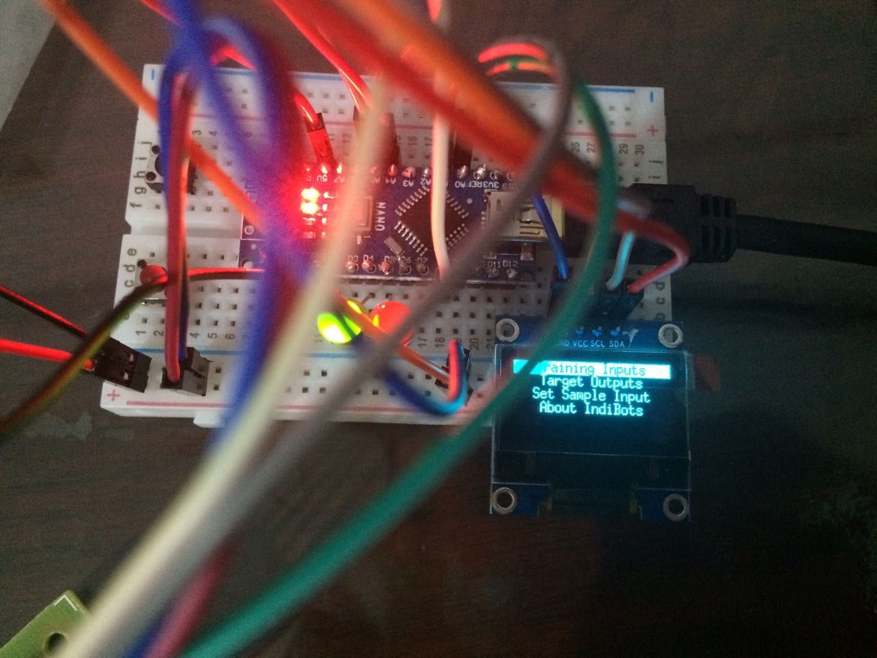 arduino neural network robot