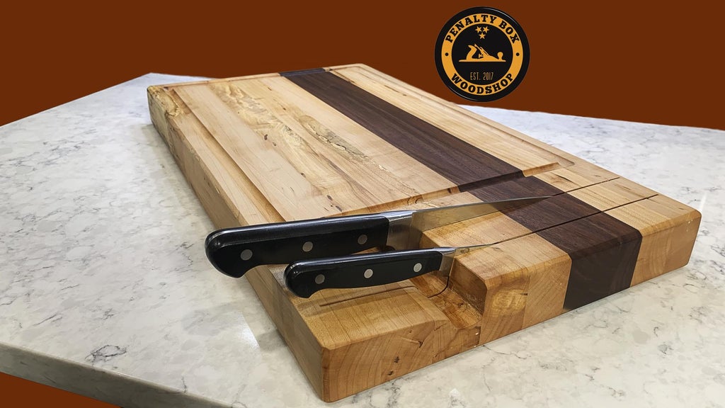 The Ultimate Cutting Board With Knife Storage - DIY : 10 ...