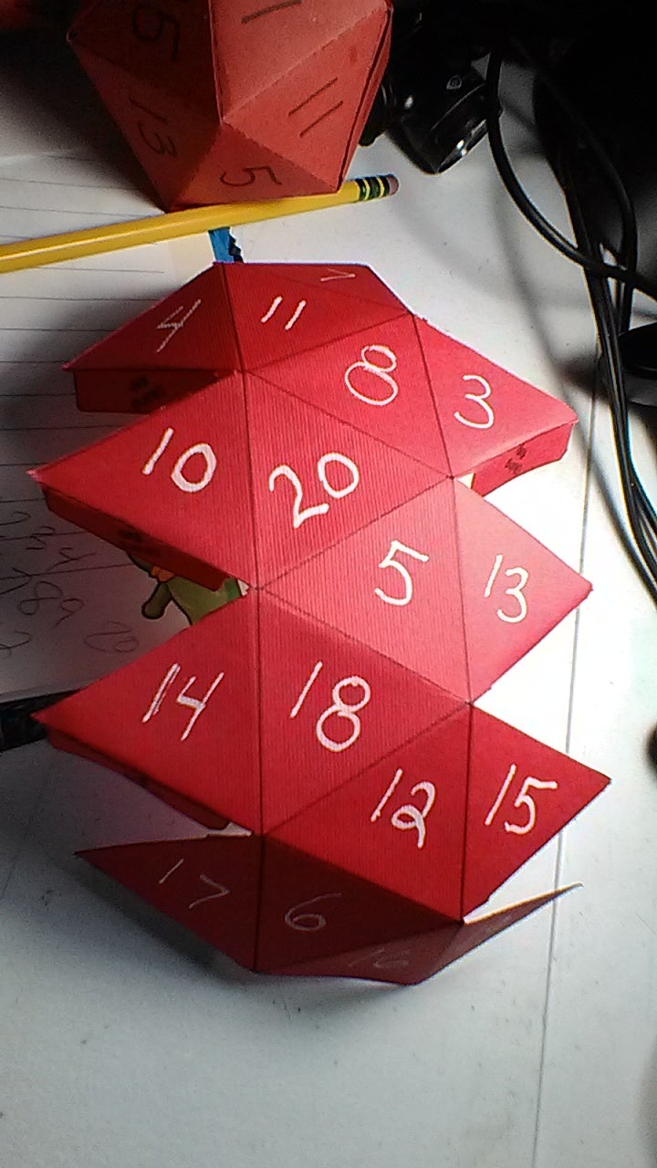 20 Sided "fuzzy" Dice 8 Steps (with Pictures) Instructables