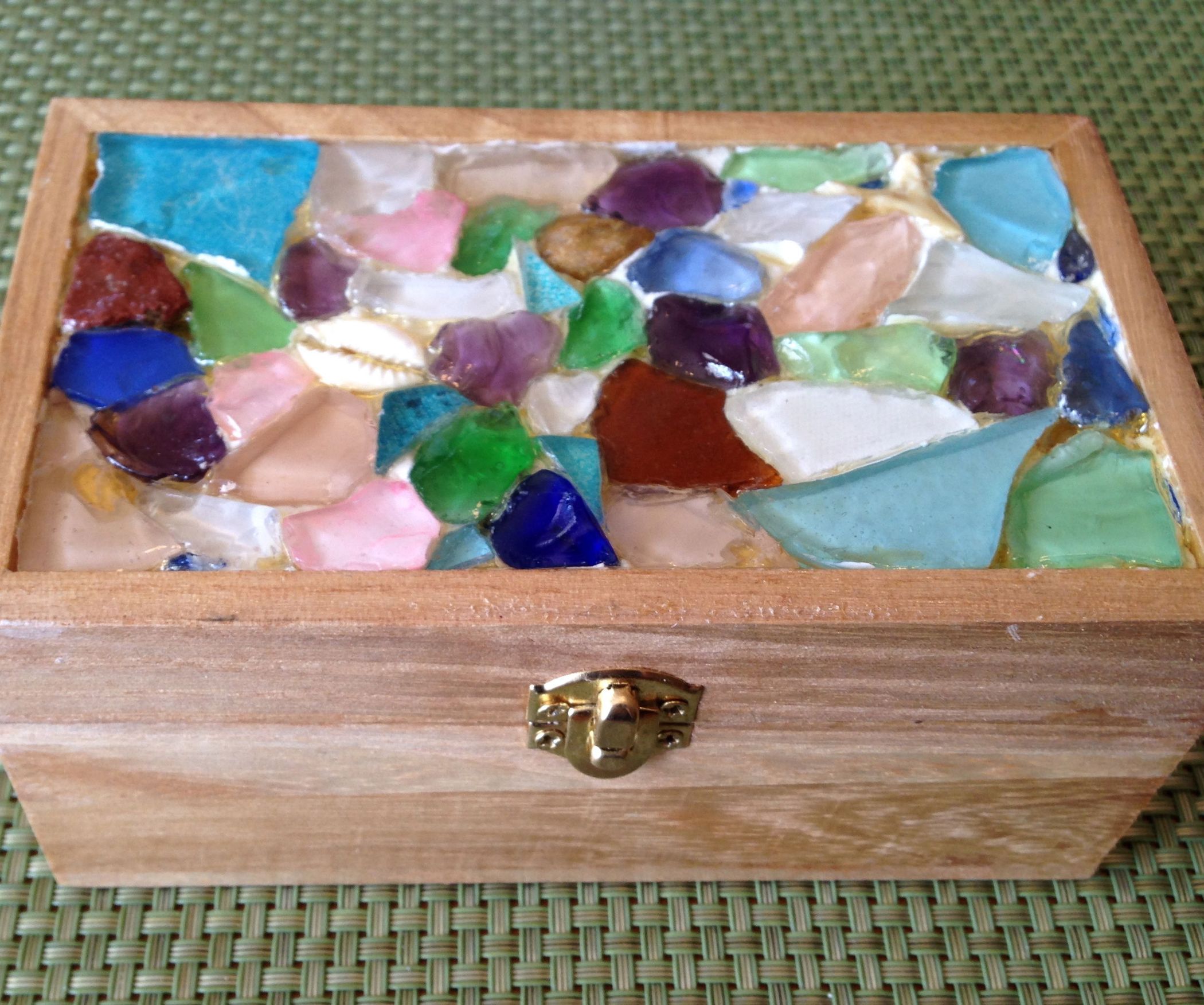 Sea Glass Mosaic Jewelry Box Instructables