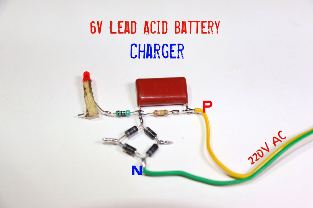 How To Make 6v Lead Acid Battery Charger 11 Steps Instructables