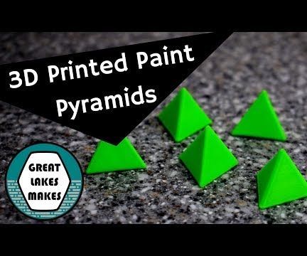 3d printed painter's pyramids - project for beginners DIY Project DIY Project Image