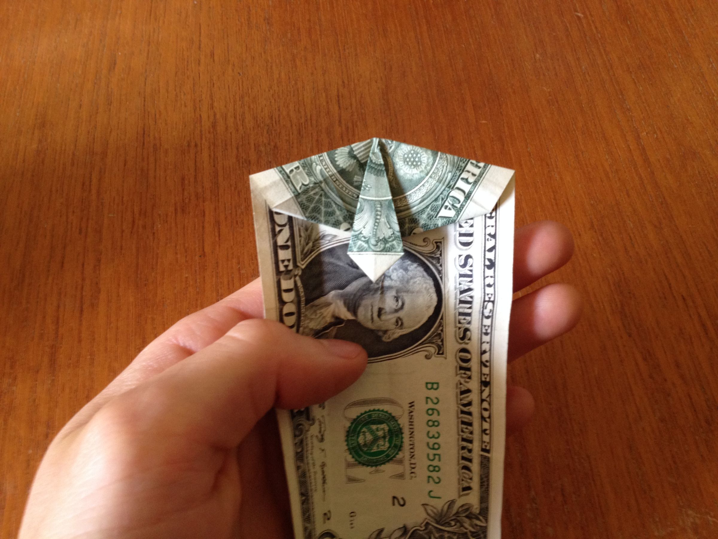 Dollar Bill Origami Shirt and Tie 15 Steps (with Pictures