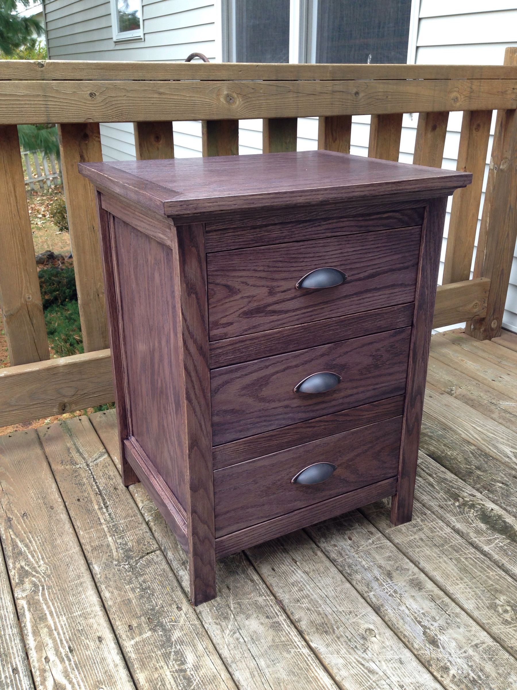 Hidden Drawer Nightstand Plans For Free Diy Nightstand With 3 Drawers