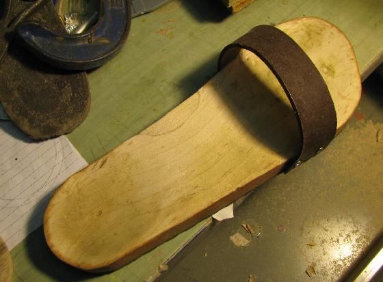 sandals wood