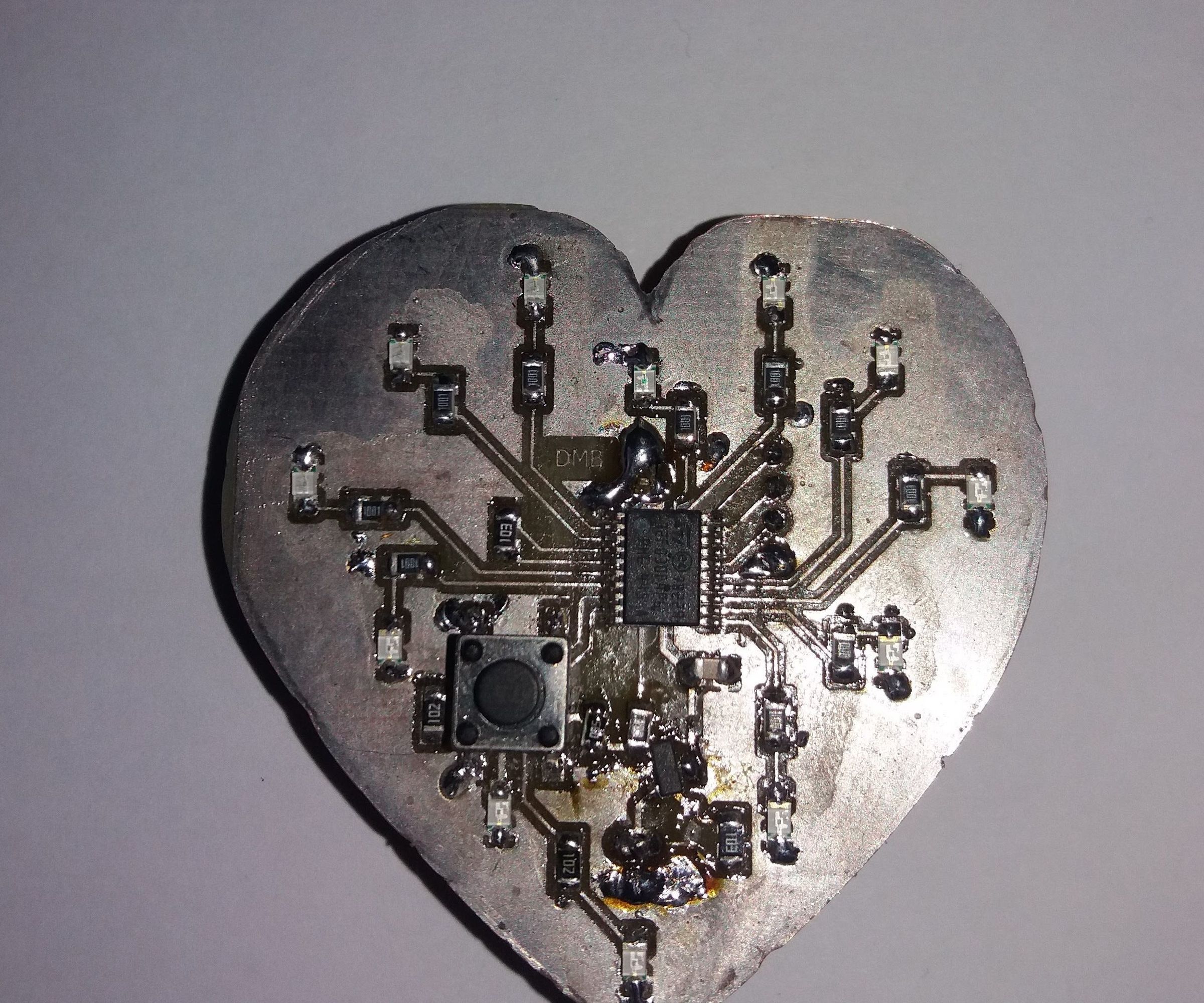 DIY guide for Simple STM32 heart-shaped led blinker with step-by-step instructions