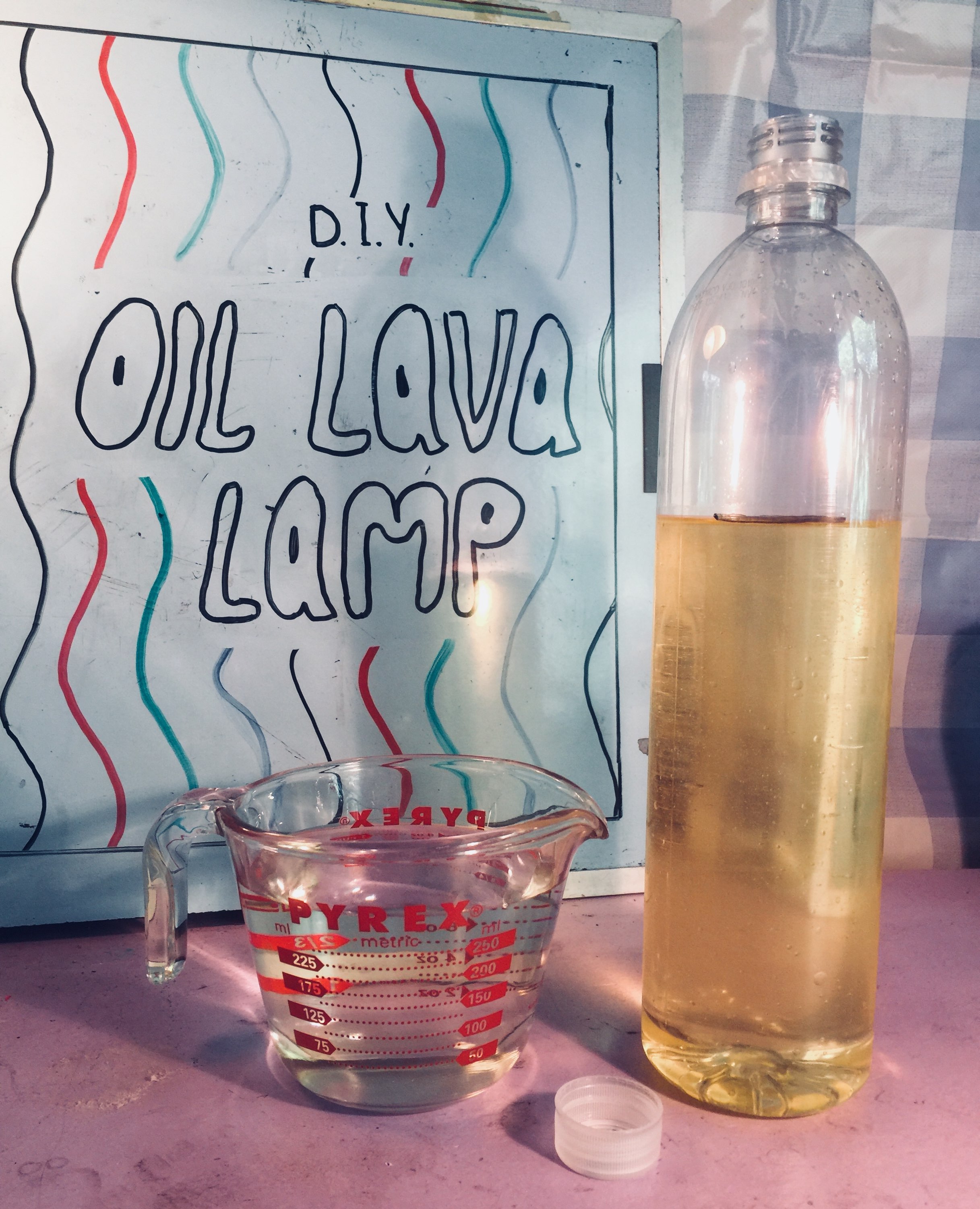 DIY Oil Lava Lamp 5 Steps Instructables
