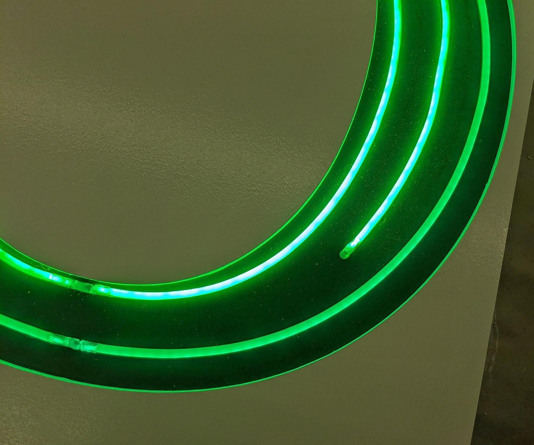 DIY guide for Faux-neon Letters for Signs or Decoration with step-by-step instructions