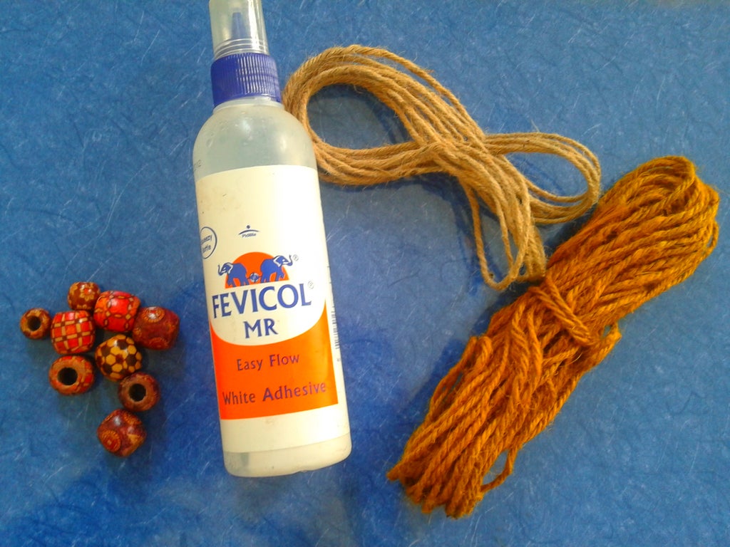 Jute Strings Glass Bottle Decoration Instructables jute strings glass bottle decoration