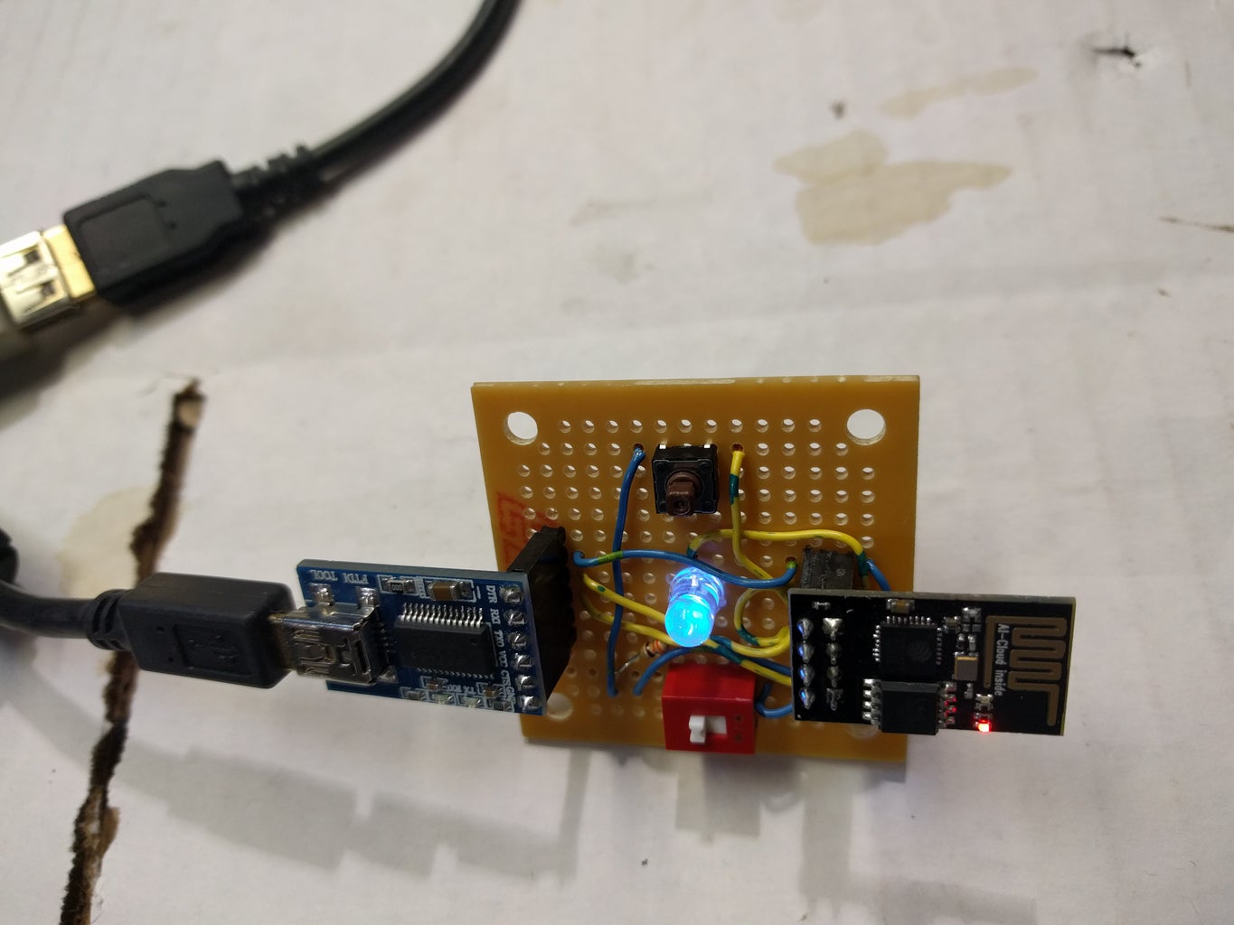 ESP8266 ESP-01 Programming Jig : 4 Steps - Instructables