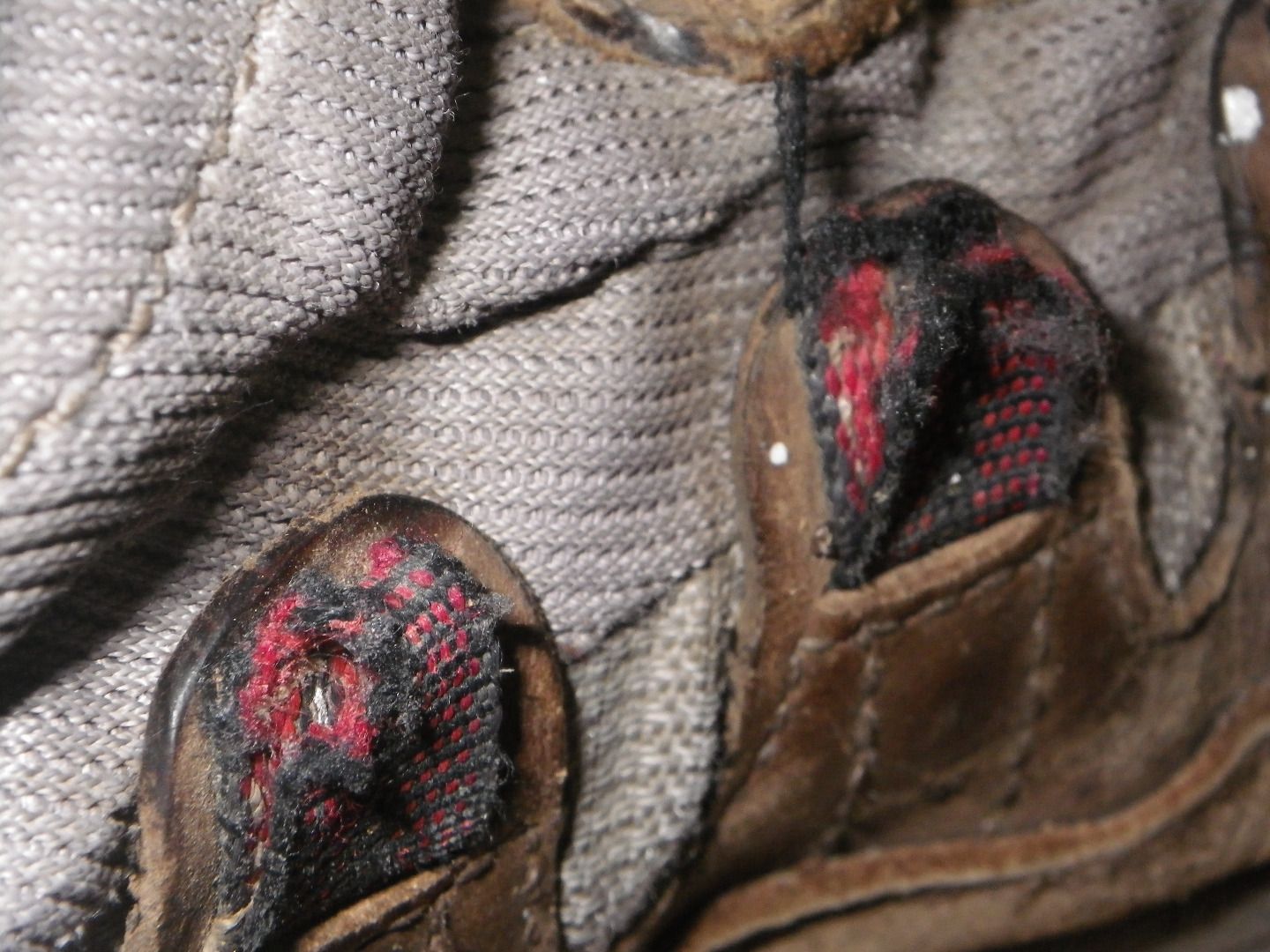 Repairing Ripped Hiking Shoe Fabric Eyelets Quick and Easy Instructables