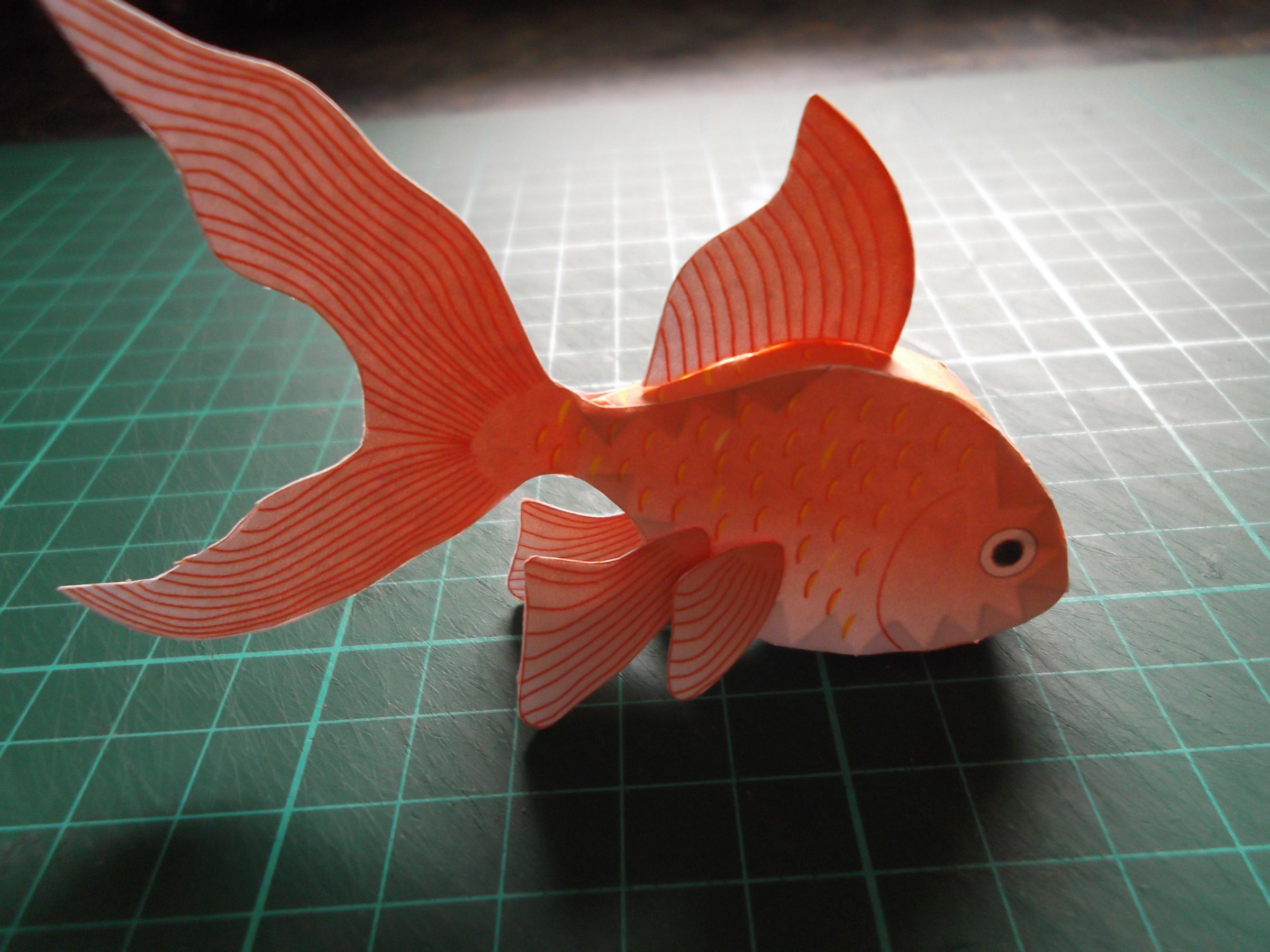 Papercraft Goldfish Robot 11 Steps (with Pictures) Instructables