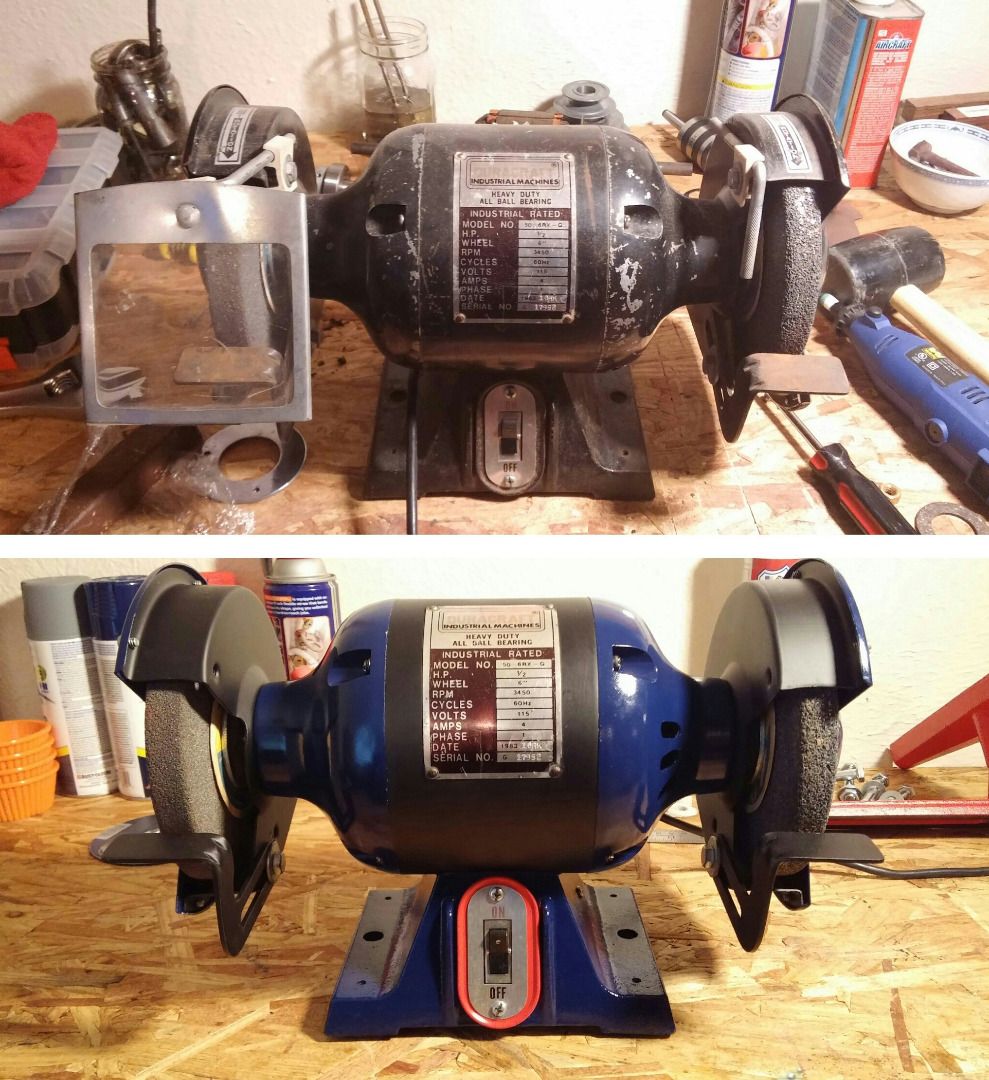 Bench Grinder Restoration : 11 Steps 