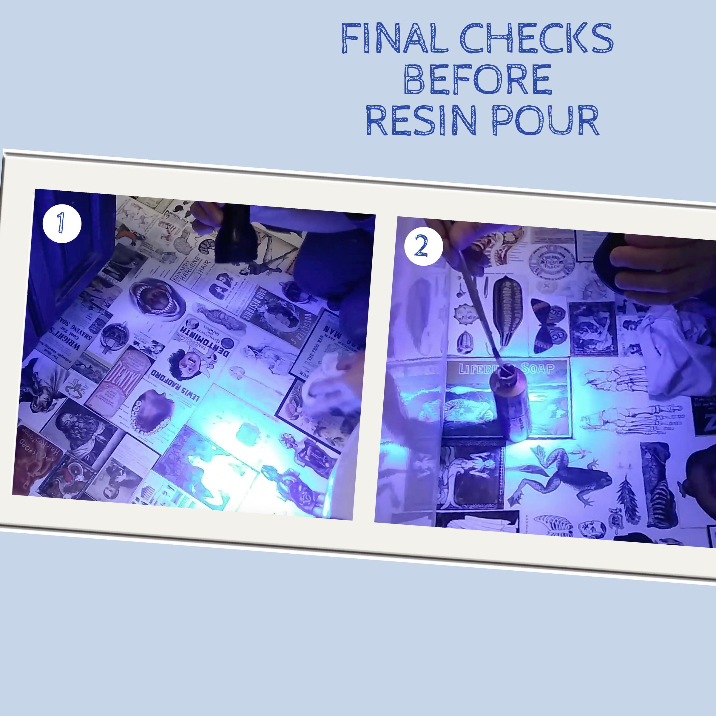 CutandPaste Floor Découpage Bathroom 7 Steps (with Pictures