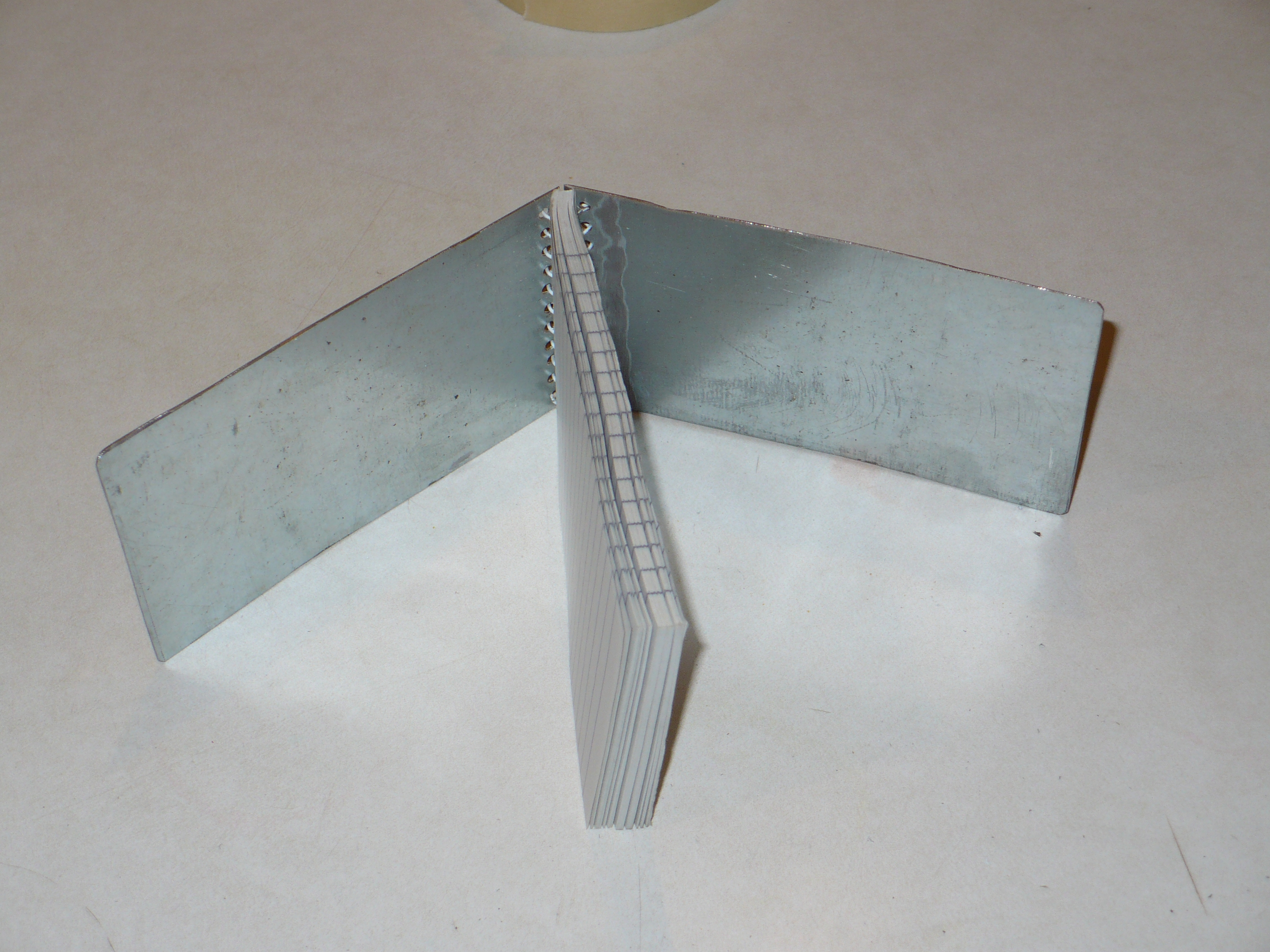 Steel Spiral Bound Memo Pad