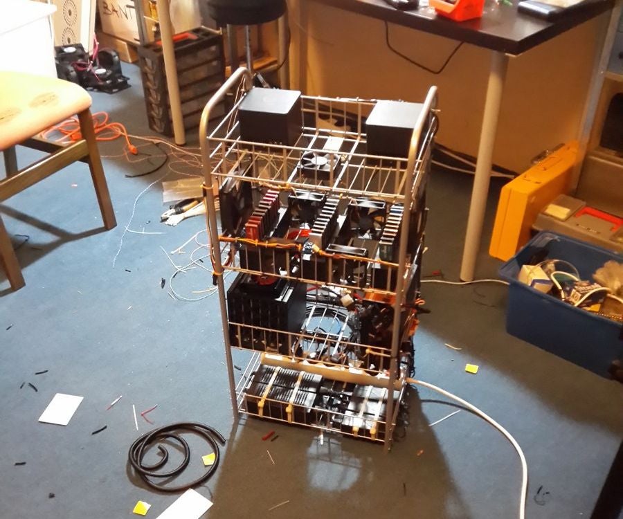 Build Your Own Portable Bitcoin Mining Rig Battlestation 5 Steps Instructables