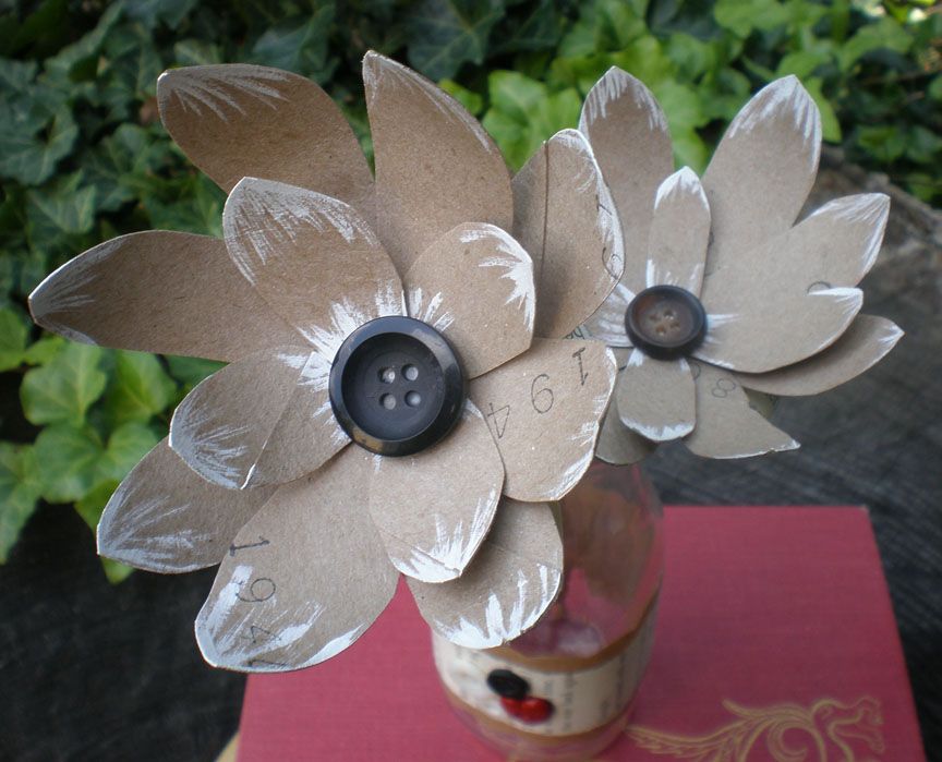 Paper Towel Roll Flowers 11 Steps (with Pictures) Instructables