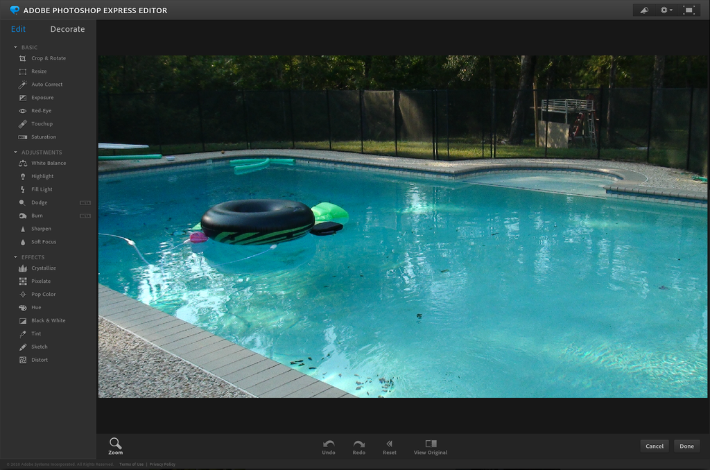photoshop online express editor