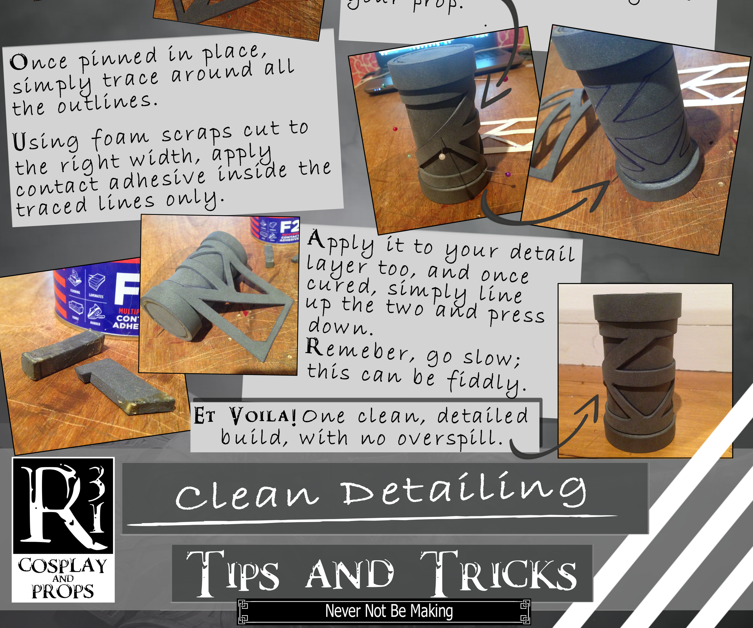 working with foam: tips and tricks - clean detailing DIY Project DIY Project Image