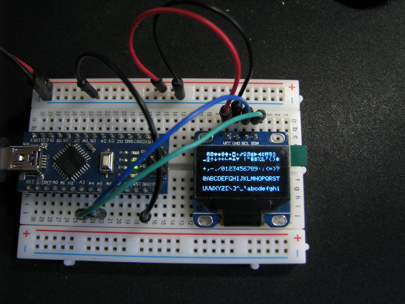 OLED дисплей 0.96 i2c