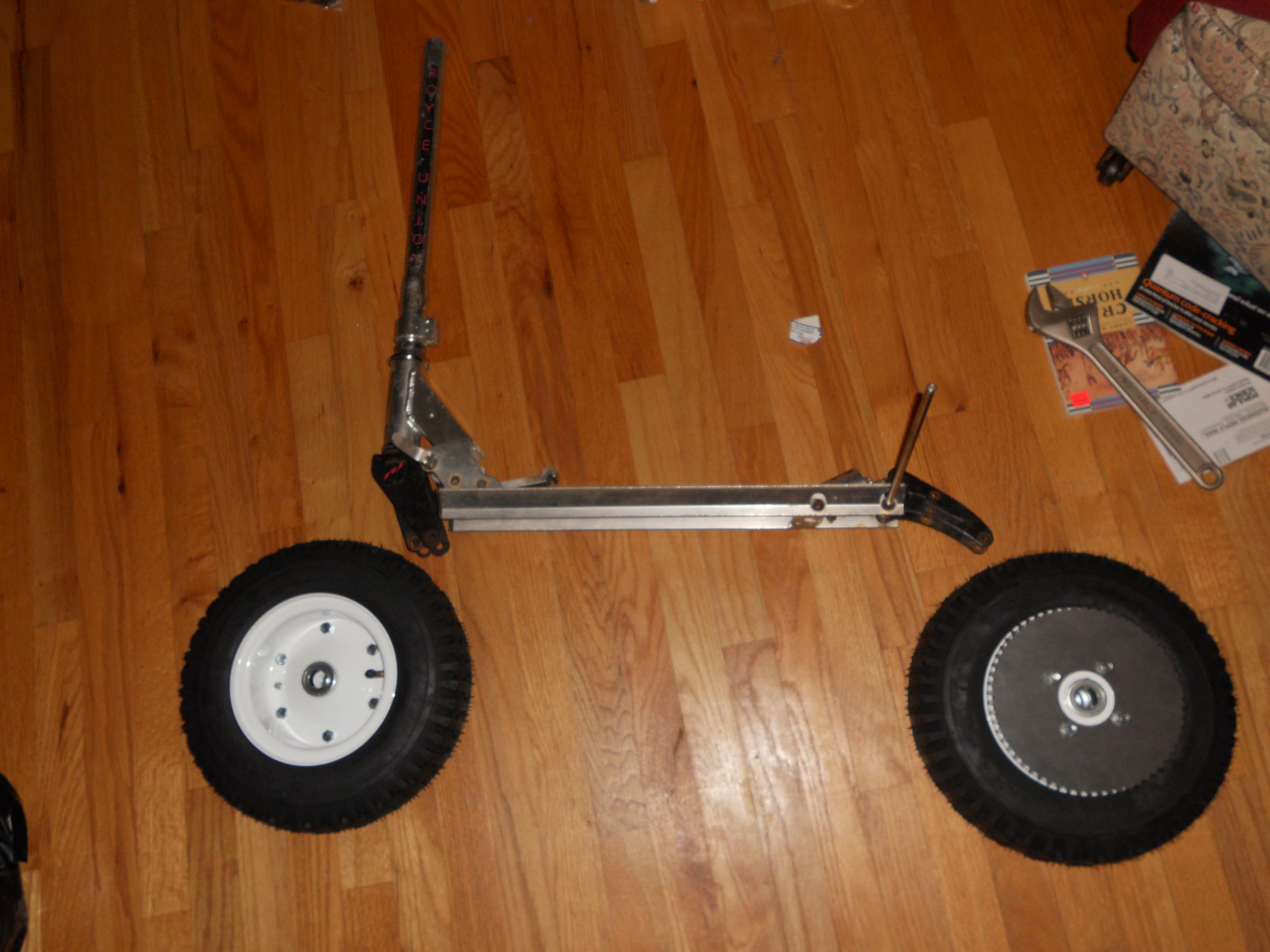 Электросамокат из гироскутера своими руками чертежи и фото