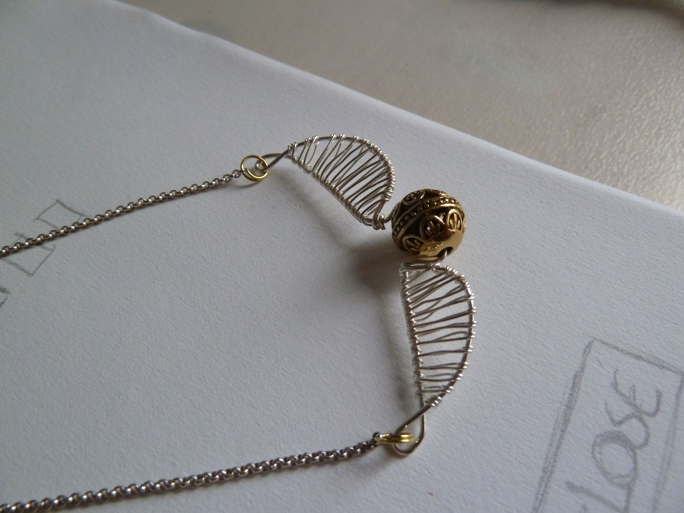 Golden Snitch Necklace 11 Steps (with Pictures) Instructables