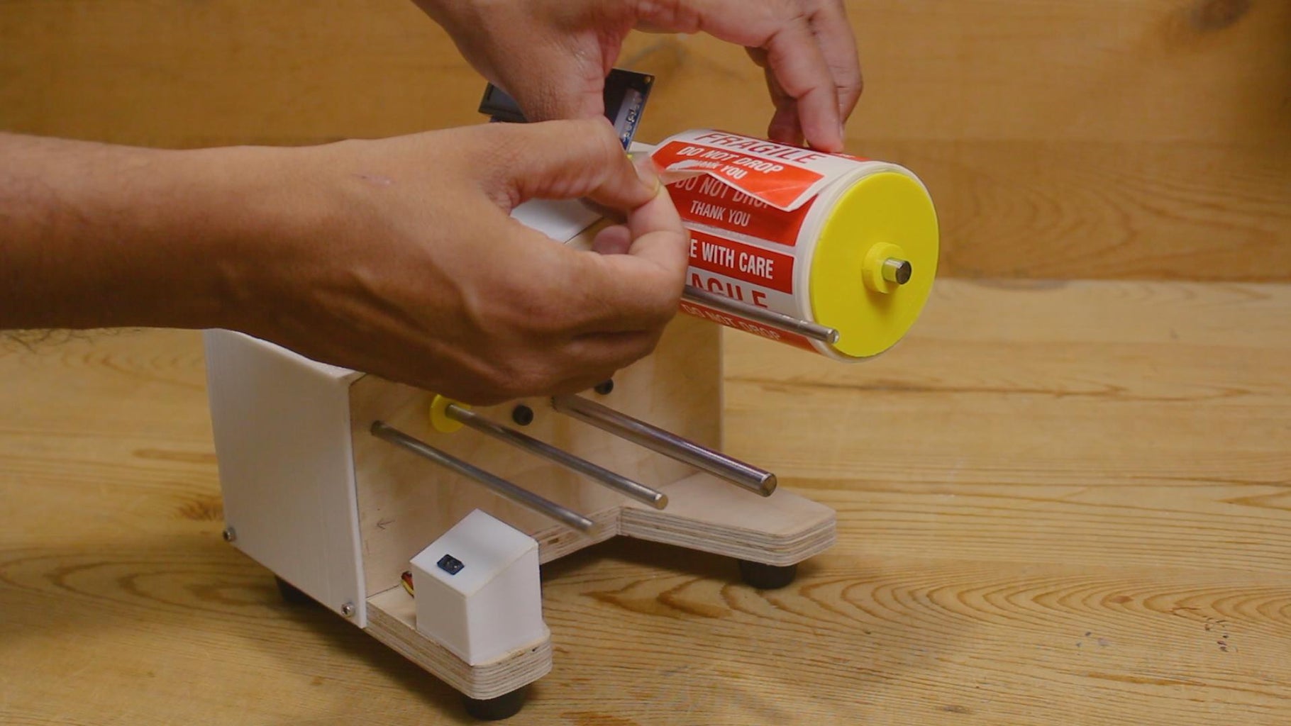 DIY Arduino Based Auto Label Dispenser Machine : 4 Steps (with Pictures ...