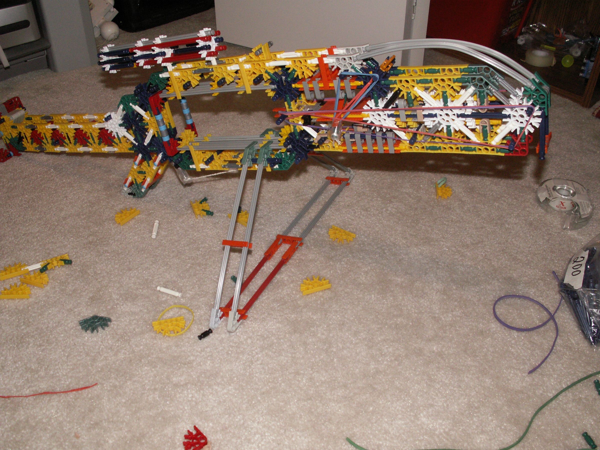 DIY guide for Bipod for the Knex Bolt Action XM8 Sniper Rifle with step-by-step instructions