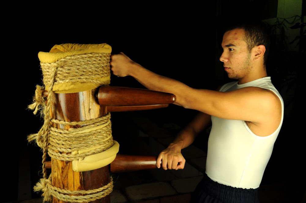 wooden wing chun dummy DIY Project DIY Project Image
