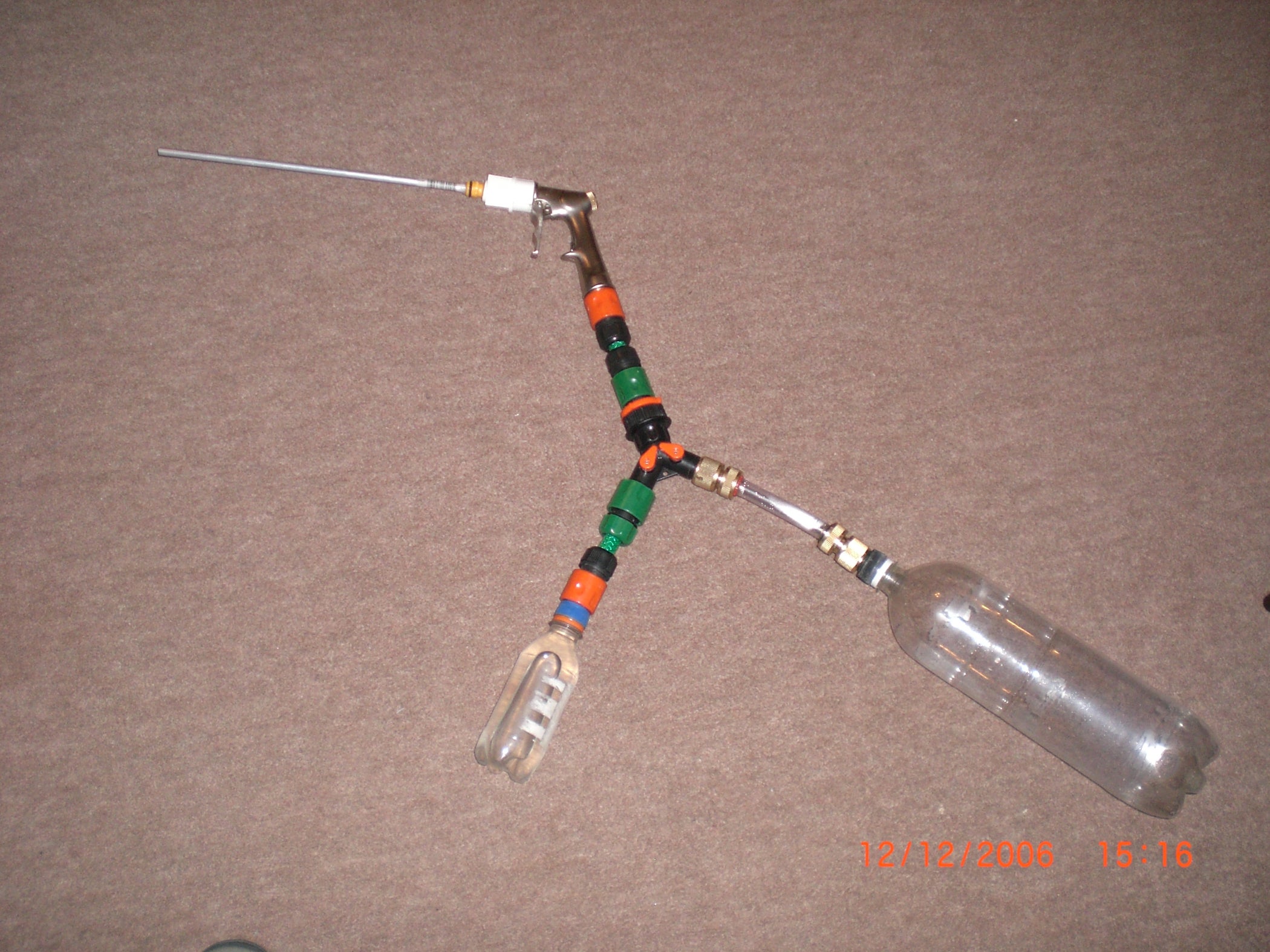 Gift Home Made High Power Air BB Gun for Christmas! 6 Steps Instructables