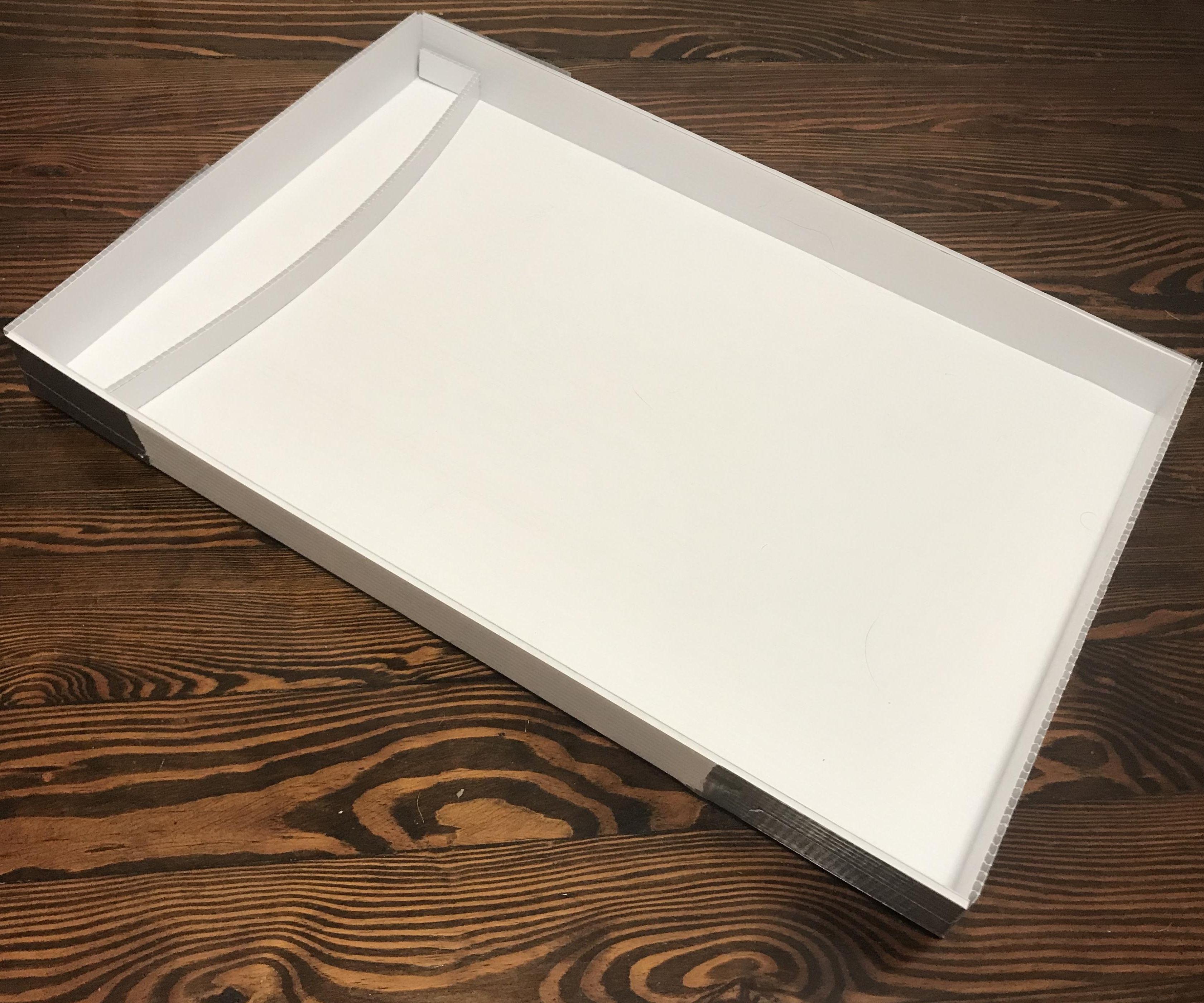 scoopfree plastic reusable tray