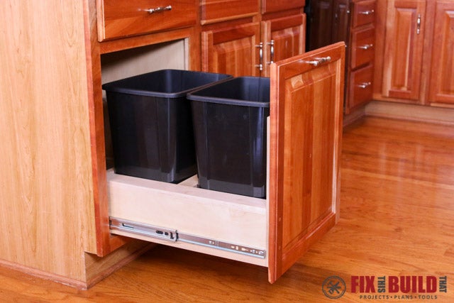 Diy Pull Out Trash Cabinet 7 Steps With Pictures Instructables Diy Pull Out Trash Cabinet 7 Steps, Pull Out Cabinet Trash Can