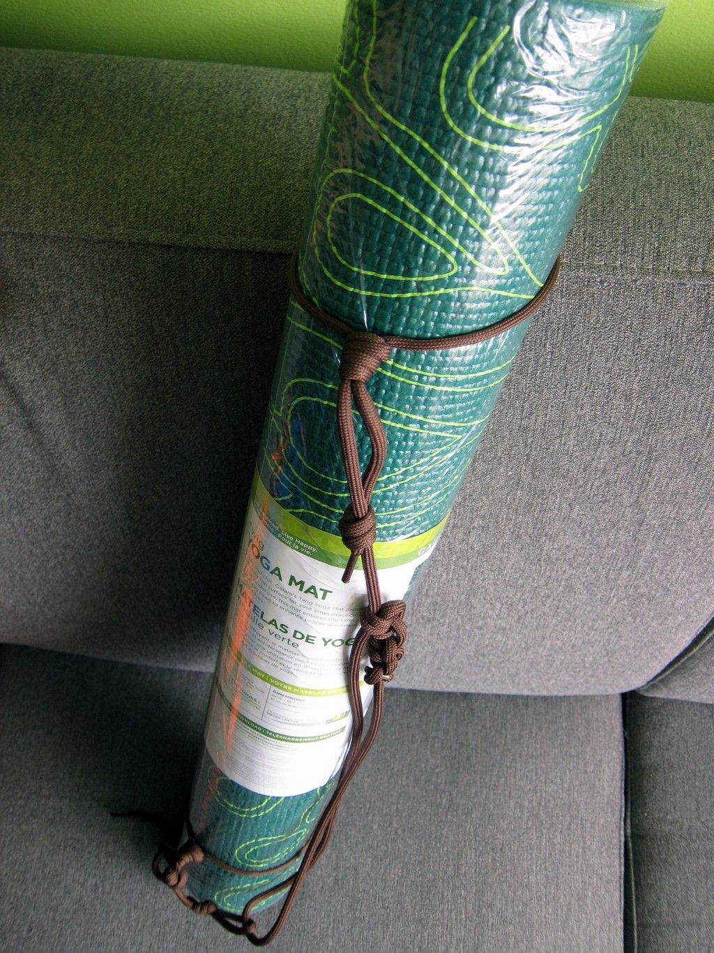 Adjustable Shoestring Yoga Mat Sling 5 Steps Instructables