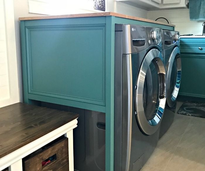 Diy Folding Table 5 Steps With Pictures Instructables Diy Folding Table 5 Steps With, Laundry Room Folding Table Over Washer And Dryer