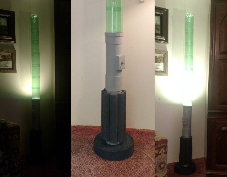 lightsaber floor lamp