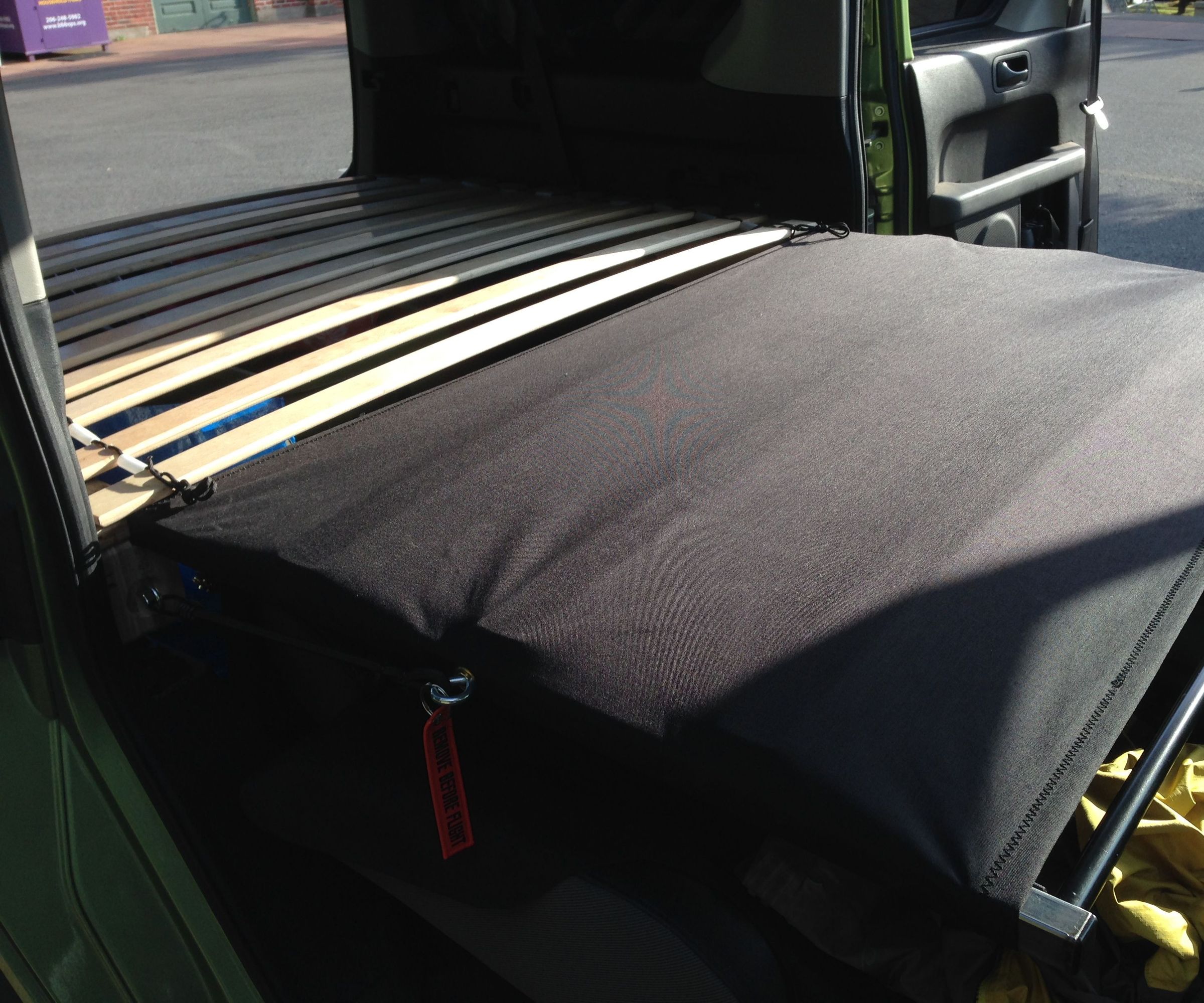 car bed camping