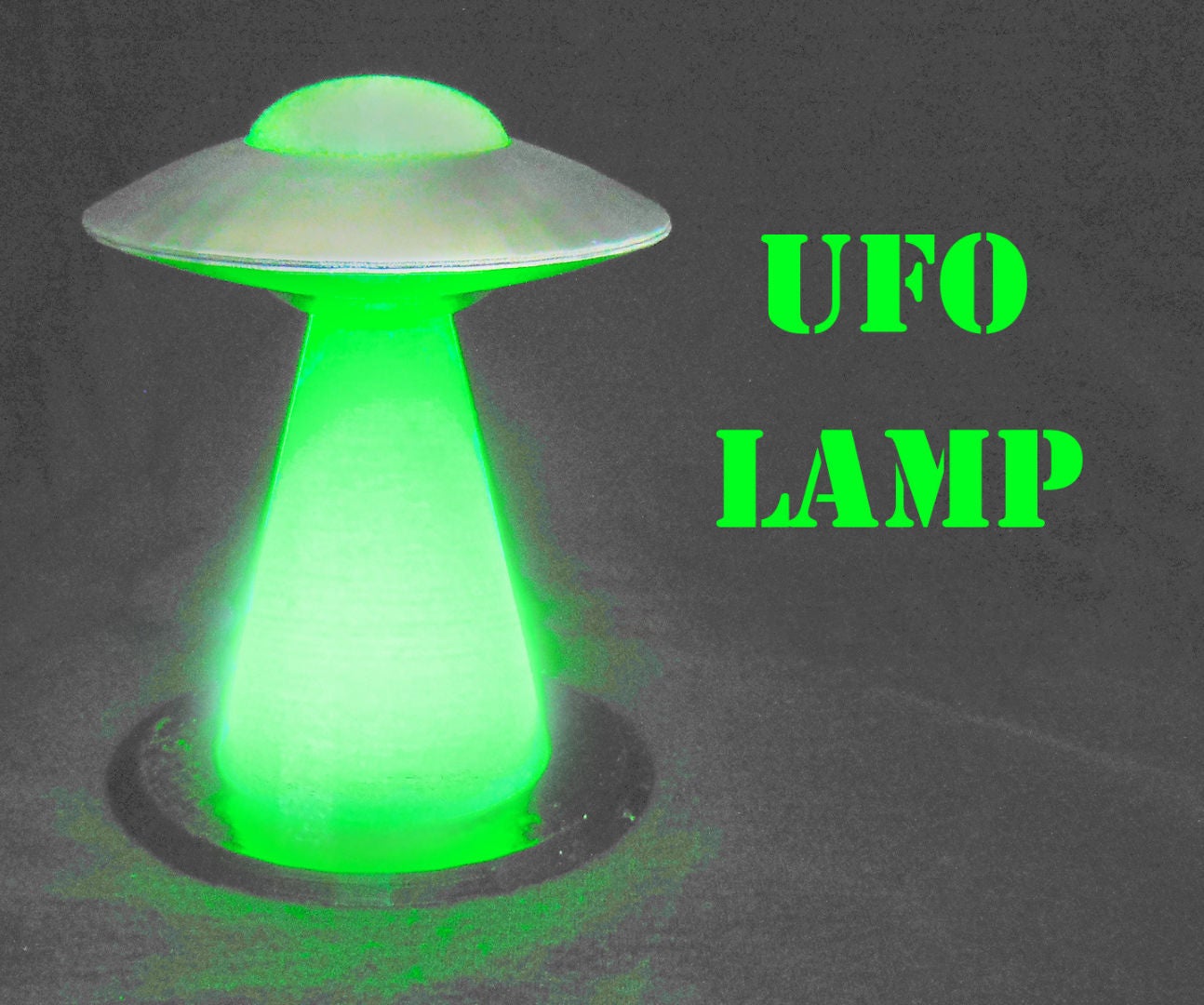 Glow in the Dark UFO Lamp 6 Steps (with Pictures) Instructables