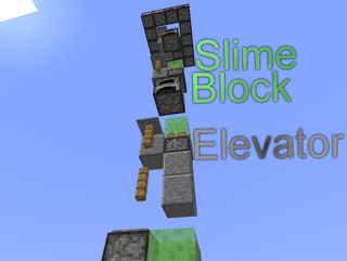 Minecraft Slime Block Elevator 3 Steps Instructables