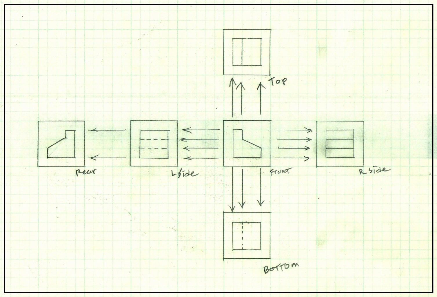 Drawing a Multiview Print (basic Drafting) 8 Steps Instructables