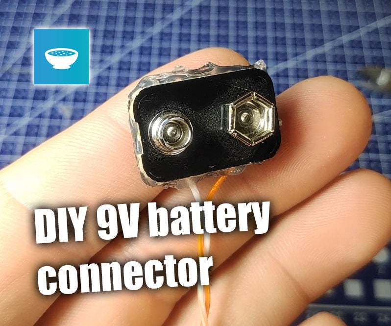 DIY 9V Battery Connector 3 Steps Instructables